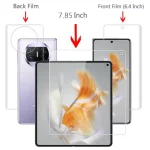 3 in 1 Hydrogel film Huawei Mate X3 Screen Protector Mate X5 X6 X7 Soft Protective Front Back Protection Not Glass (New)