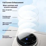 3D Back Tempered Glass Camera Lens Protector Vivo X200 Pro Mini Camera Protectors VIVO X200 X200Pro Lens Film Cover (New)