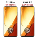 Super AMOLED S21 Ultra Screen Samsung Galaxy S21 Ultra 5G G998 G998B G998B DS LCD Display Touch Screen Digitizer with Frame (New)