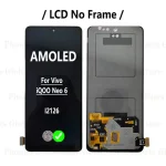 AMOLED Screen Vivo iQOO Neo 6 5G LCD With Frame Display I2126 LCD Touch Digitizer Sensor Assembly iQOO Neo6 5G LCD Parts (New)
