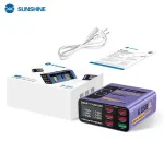 SUNSHINE SS 304Q 6 Port USB Smart Lightning Charger Multi device Compatibility QC 3.0 Fast Charging Mobile Phone Repair (New)