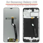 New LCD Samsung Galaxy A10 LCD Display Touch Screen Digitizer Assembly Replacement Samung A10 A105 Phone LCD with Frame (New)