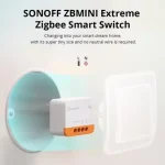 SONOFF ZBMINI L2 Extreme ZigBee Smart Switch No Neutral Wire Required 1-Gang 2-Way Control Switch Alexa Voice Work with ZBBridge (New)