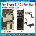 Full Working Motherboard Mainboard For iPhone 11 Support OS Update Logic Board Plate 11 Pro Max 100% Tested Good Clean ICloud (New)