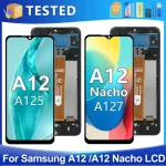 OEM 65''A12 Nacho Samsung A12 A125 A127 A125F A127F A125M LCD Display Touch Screen Digitizer Assembly Replacement (New)