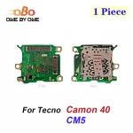 SIM Card Reader Board Flex Cable Tecno Camon 40 Pro 4G 5G CM5 CM6 CM7 SIM Card Slot Socket Inner Adapter Flex Replacement (New)