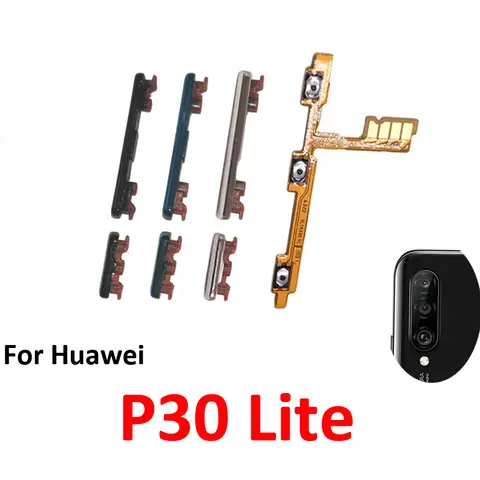 Sc077e4227a2341b08eeb6478c195ffb9V_480x480q75 For Huawei P30 Lite Phone New Power Volume Button On Off Up Down External Key Internal Flex Cable Repair Parts For Nova 4e Bangladesh - Image 1