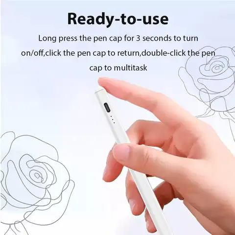 Sc0c1faf7f7ab45f4a4742c4fa931826cZ_480x480q75 Palm Rejection Glove Universal Stylus iPhone roid Smartphone Tablet Pen Huawei Xiaomi Redmi Honor Pad Smart Touch Pen (New) - Image 1