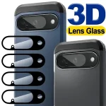 1/3/5 3D Curved Camera Lens Protectors 9H Hardness Tempered Glass Lens Cover Film Google Pixel 10/10 Pro/10 Pro XL (New)