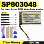 Brand BackShell Replacement Battery Infant Optics DXR8 Video Baby Monitor SP803048 1500mAh 3.7V Li Polymer Rechargeable Batteria (New)