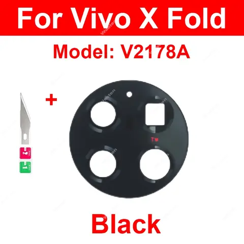 Sc522ffe1458446cd877cb0c7717fc346N_480x480q75 Back Rear Camera Glass Lens VIVO X Fold X Fold+ Plus X Fold2 X Fold 2 X Fold3 Pro Rear Camera Lens Adhesive Repair Parts (New) - Image 1