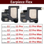 Front Earpiece For iPhone 11 12 13 14 15 Pro Max Mini Plus EarPhone Ear Speaker Replacement Receiver Parts (New)