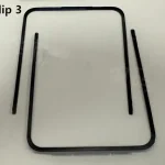 Edge Strips For Samsung Galaxy Z Flip 7 6 5 4 3 F766 F741 F731 Middle Frame Stand Housing Bezel Repair Part + Buckle Connect (New)