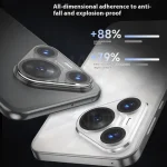 1-3PCS Huawei Pura 70 Ultra 3D Camera Lens Screen Protectors Pura 70Pro+ 70 Ultra Back Glass Protective Film Cover Case (New)