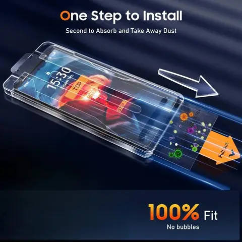 Sc7f72581e346488ca8c054d0b9250c2b7_480x480q75 2PCS Tempered Glass Screen Protector Dust-Free HD Clear Mobile Phone Film Oppo Reno 14 14Pro 13 8 8Z A96 A95 A55 A53 (New) - Image 1