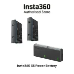 Original Insta360 X5 Camera Power Accessories X5 Battery 2400 mAh Insta360 X5 Ultra Battery X5 Utility Fast Charge Case X5White (New)