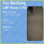 677 Original AMOLED 120HZ Nothing Phone CMF 2 Pro A001 LCD Display Touch Screen Digitizer Nothing Phone CMF 2 Pro LCD (New)