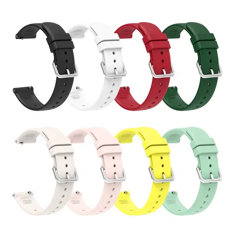 Scaba3dc28d094ec1b97ac369a8e92539T_480x480q75 18mm Breathable B Compatible with Oneplus Watch 3 43mm Classic Silicone Wristb Fit Oppo Watch X2 Mini Repalcement B (New) - Image 1