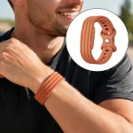High-quality Sports Silicone Watch Strap Google Fitbit AIRButterfly Buckle AdjustableReplacement Wristb Watch Accessory (New)