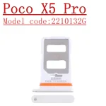 Sim Card Tray Reader Xiaomi Poco X5 Pro PocoX5Pro Micro SD Card Holder SIM Card Slot Adapter Connector Repair Parts (New)
