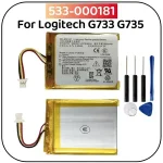 Original Replaces 1500mAh 533 000181 Battery Pack Logitech G733 G735 Wireless Game Headphone Headset (New)