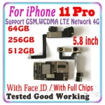 Clean iCloud iPhone11Pro Motherboard With / Without Face ID iPhone (New)