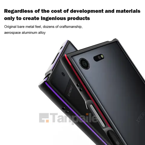 Scdecc1dda1fe461d99cb37218ec778b9r_480x480q75 Luxury Ultra-Thin Aluminum Alloy Metal Bumper Case Sony Xperia XZ Premium XZ2 Ultra Z3 1 XZ4 Lock Magnet Cover Capa (New) - Image 1