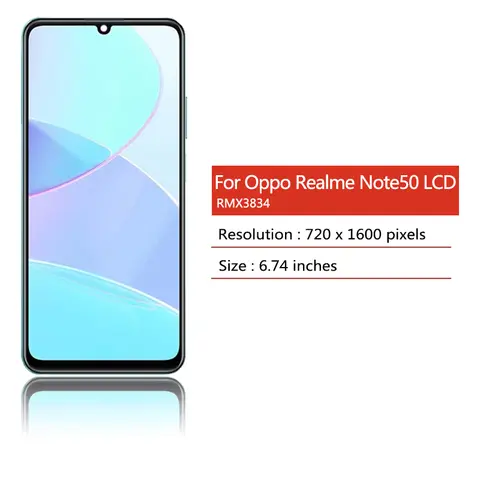 Scefd86c4df86462287246604472e2b99v_480x480q75 674AAA Quality Oppo Realme Note 50 LCD Display Touch Screen Assembly Digitizer Realme Note50 RMX3834 Display (New) - Image 1