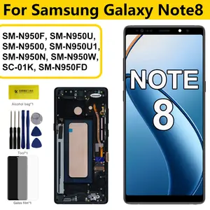 Sceff17047771466c89d42ce898b4cee67_300x300q75-1 Screen Samsung Note8 N950 N950F N950U LCD Display Touch Screen Digitizer with Frame Samsumg Galaxy Note 8 Replacement (New) - Image 1