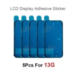 5Pcs LCD Display Adhesive Waterproof Seal Sticker for iPhone 12 13 Mini XS 11 Pro Max X XR Front Side Seal Tape Glue Repair (New)