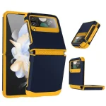 PC TPU Z Flip 3 4 5 Case New Shock Proof Armor Phone Cover Protective Hinge Mobile Phone Protector Samsung Galaxy Phone (New)