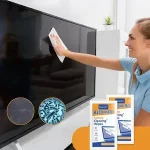 40 Pack PC Cleaners Wipes   Dry and Wet Screen Cleaning Cloths Cars Phones Tablets Laptops TVs and Monitors (New)