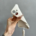 Original Liquid Silicone Phone Case Motorola MOTO Edge 70 60 50 Fusion Plus Pro Ultra Neo G77 67 86 56 Strap Anti-drop Cover (New)