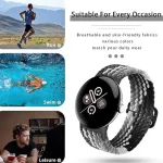 Nylon Braided Strap Google Pixel Watch 2 1 Bracelet Correa Smartwatch Accessories Belt Pixel Watch 3 41mm Sport B (New)