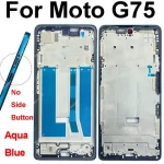 For Motorola Moto G75 G85 XT2427-3 Middle Frame And LCD Screen Frame Middle Housing Frame Without Side Button Flex Cable Parts (New)