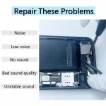 Loudspeaker iphone X 11 12 13 14 15 Plus Pro Max 16 Bottom Loud Speaker Ringer Buzzer Flex Cable Replacement Parts (New)