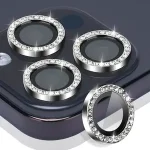 3 Diamond Camera Lens Protector IPhone 17 16 Pro Max Metal Protective Glass IPhone 17 16 Pro Max Lens Glass (New)