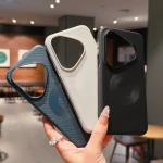 Case For Huawei Pura 90 Pro Max/Pura 90 Pro Official Luxury PU Plain Leather Phone Cover Stylish Protect Shell Shockproof Bumper Bangladesh