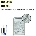 BackShell 5000mAh Replacement Mobile Phone Batteries HQ 50SD HQ 50S Galaxy A03 A03S A02S M02S M025 F02s Portable Battery+Tools (New)