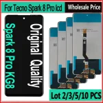 Wholesale 2/3/5/10 PCS/lot LCD Tecno Spark 8 Pro KG8 (New)