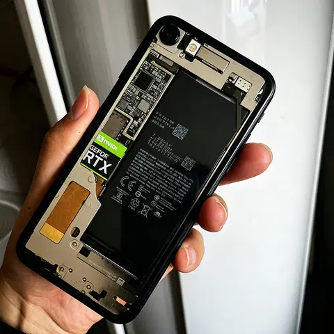 Sde34cdb871bb4dda9b7b3f3f9450e1f7A_480x480q75 New Design OEM Transparent LCD Screen / Housing Replacement for iPhone SE 2020 / 8 Full Set Assembly Kits With Opening Tools (New) - Image 1