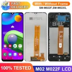 M02 Display Screen Samsung Galaxy M02 M022 M022F M022G Lcd Display Touch Screen Digitizer Replacement with Frame (New)