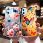 Umidigi G1 Max G1 C1 Max Protective Phone Case Umidigi G1 Max Shockproof Clear Soft Silicone Back Cover Flower Fundas (New)