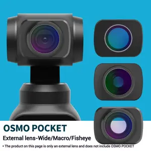 Se15f2c2143124ad4840eafe3b7edfd71V_300x300q75 Fisheye lens Macro lens Wide Angle Lens DJI OSMO Pocket 2 1 Magnetic Structure HD Gimbal Accessories (New) - Image 1