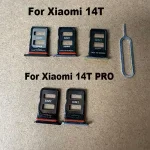 Xiaomi 14T Pro Sim Card Tray Slot Holder Socket Adapter Connector Repair Parts Replacement MI (New)