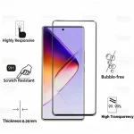 9D Curved Glass Infinix Note 40 Pro 5G 2Pcs Tempered Glass Screen Protector Cover Infinx Note40 Pro+ Note40Pro Plus 40Pro 4G (New)