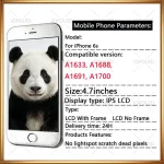 iPhone 6s OEM LCD Display with Replaced Outer Glass 3D Touch Digitizer Assembly Replacement A1633 A1688 A1691 Models (New)