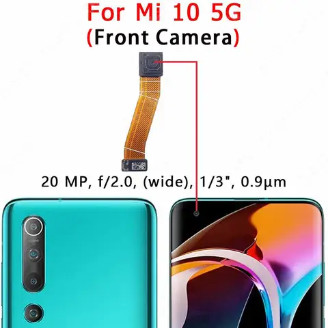 Se6d45919ab2c4fe683dcc1f6f904c58fh_480x480q75 Front Camera Xiaomi Mi 10 10T Lite Pro Ultra Mi10 Mi10Ultra Mi10TLite Selfie Facing Frontal Camera Module Parts Replacement (New) - Image 1
