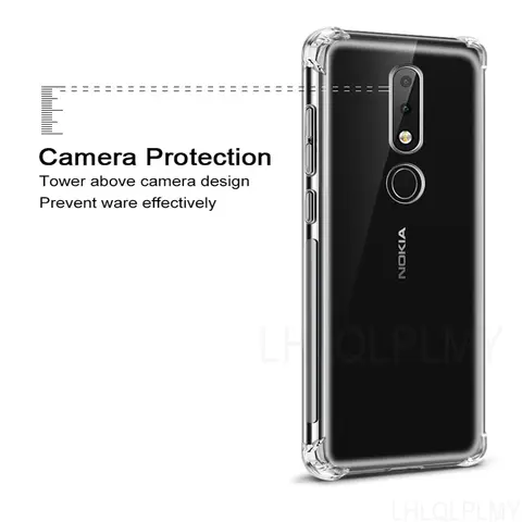 Se7b26ae0b3e842b495efedb87358673ea_480x480q75 Thick Shockproof Silicone Case Nokia 6 8 9 32 42 53 83 5G 54 34 14 24 71 31 51 61 81 7 G11 C01 Plus Cover (New) - Image 1