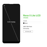 AMOLED 643 OPPO Reno5 Lite LCD Display Touch Screen Digitizer Assembly Reno 5 Lite CPH2205 LCD Replacement Parts (New)